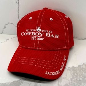 Million Dollar Cowboy Bar Jackson Hole WY Adjustable Baseball Hat, NWOT